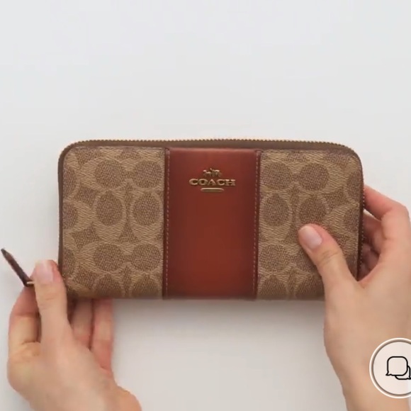 NWT Coach Signature Canvas and Leather Wallet - Picture 7 of 11